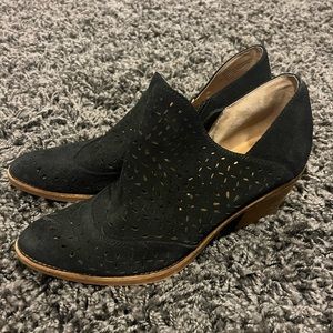Women’s Sofft brand eyelit booties.